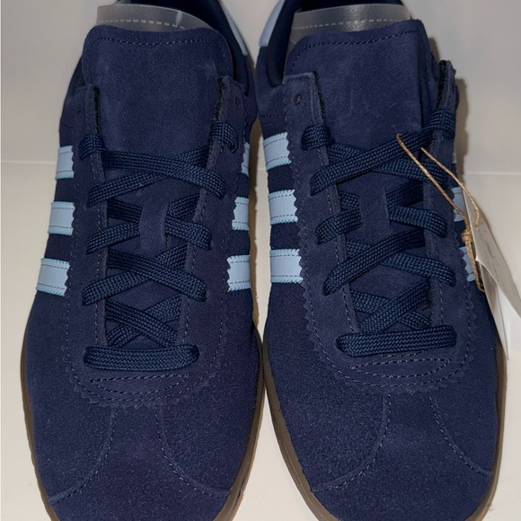 Adidas Men's Dark Blue and Light Blue Sneakers - Picture 2 of 7
